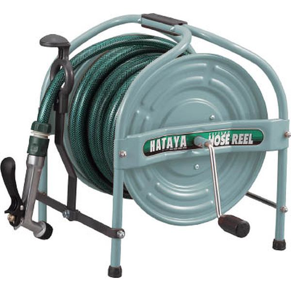 HSA20NG (株)ハタヤリミテッド ハタヤ テツノホースリール(グリーン)21m防藻ホース レバーノズル グリーン