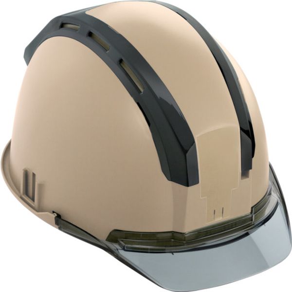 HSEBCSB (株)TJMデザイン タジマ ヘルメット セフメット(セフ取付溝付ヘルメット) アースブラウン スモーク