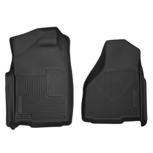 Husky Liners 09年-14年 ダッジ Ram/Ram Quad Cab X-Act Contour ブラック フロント フロアライナー