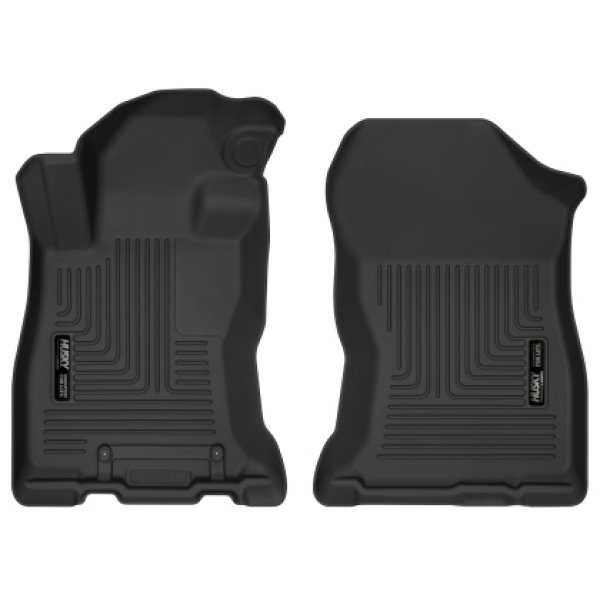 Husky Liners 2019 スバル Forester ブラック フロント フロアライナー