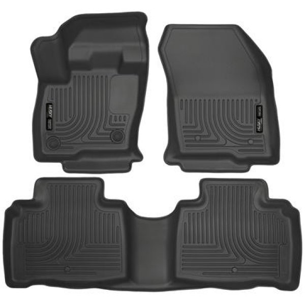 Husky Liners 2016 Lincoln MKX WeatherBeater Combo ブラック フロアライナー