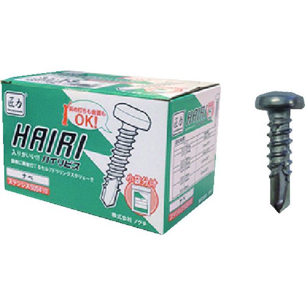 208-4937 Joiner F 匠力 HAIRI SUS410 ナベ 4.0×50mm 50本×2袋