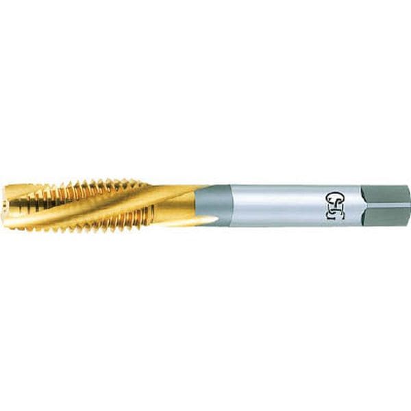 TiNコーティング高速シンクロタップ(逆ねじれメートルねじ用) M10 ピッチ1.5mm 20734