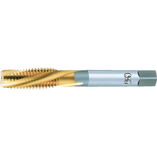 TiNコーティング高速シンクロタップ(逆ねじれメートルねじ用) M12 ピッチ1.5mm 20742