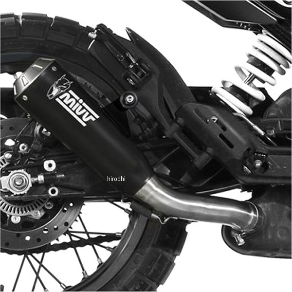 HU.005.LC4B ミヴ Mivv スリップオンマフラー X-M1 21年-23年 スヴァルトピレン125 ステンレスブラック