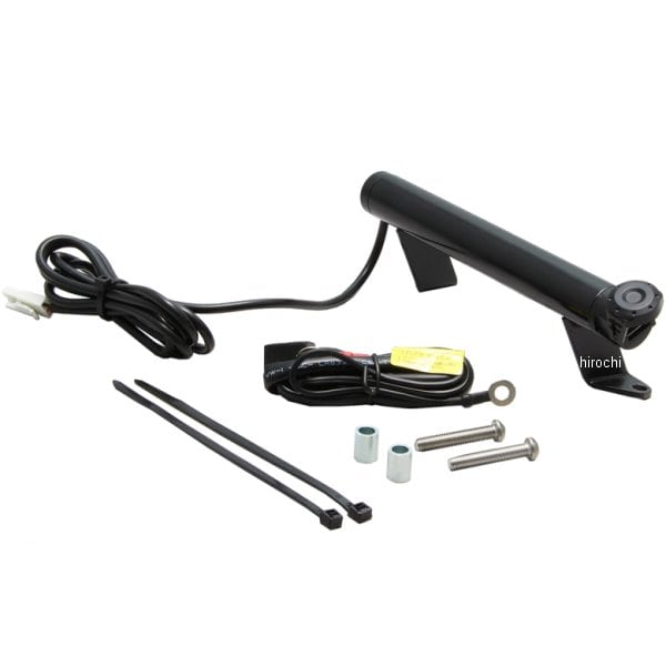 HU1034B ハリケーン クランプバー USB電源付き ニンジャ400、ニンジャ250 黒