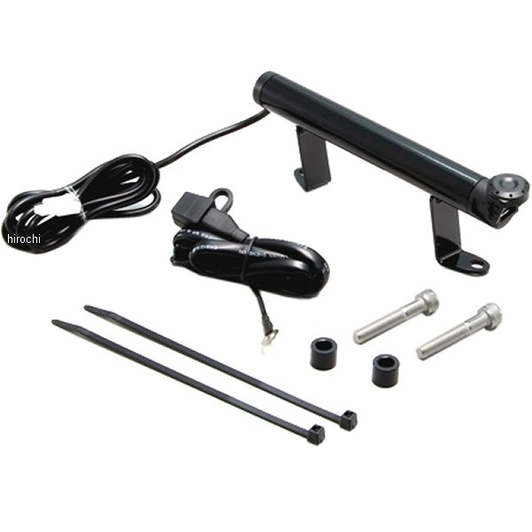 HU1040B ハリケーン クランプバー USB電源付き 20年-21年 ジクサー250/SF 黒