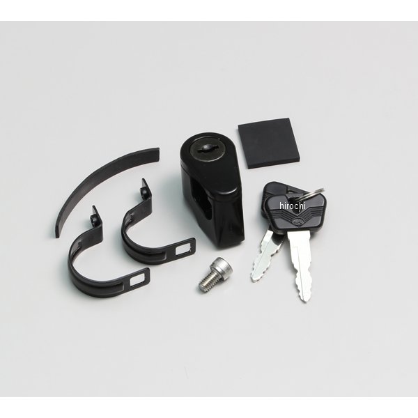 HU1052 ハリケーン ヘルメットロック ブラック 6 x 5.3 x 2.7 cm