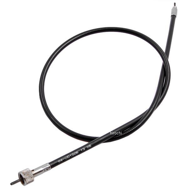 HW-001306 キジマ スピードメーターケーブル フロントホイール 86年-95年 ソフテイル 895mm 黒