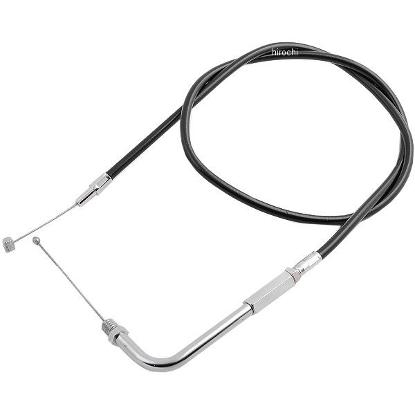 HW-025706 キジマ スロットルケーブル(引き) 90年-95年 Big Twin 黒 812mm