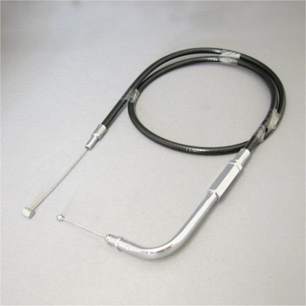 HW-032306 キジマ アイドルケーブル(戻し) 96年-17年 Big Twin 黒 710mm