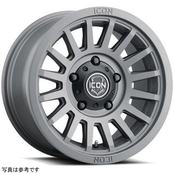 ICON Recon SLX 17x8.5 6x5.5 BP 0mm オフセット 4.75in BS 106.1mm Bore Charcoal ホイール