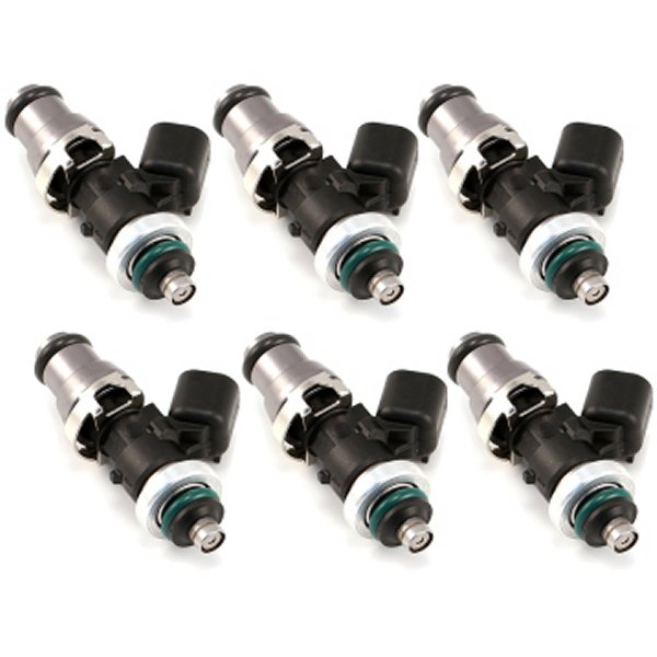 Injector Dynamics 2600-XDS インジェクター - 48mm Length - 14mm Top - 14mm Lower Oリング R35 (Set of 6)