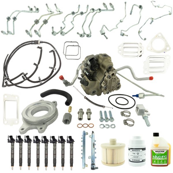 Industrial インジェクション 11-16 Duramax 6.6L LML Bosch Disaster Kit w/Emissions Intact CP3 Conversion Kit