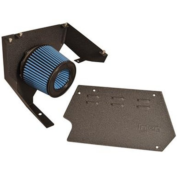 Injen 01年-06年 BMW 330i E46 3.0L (M54) L-6 リンクルブラック ショート Ram インテーク w/ Enc Heat Shield & アダプター