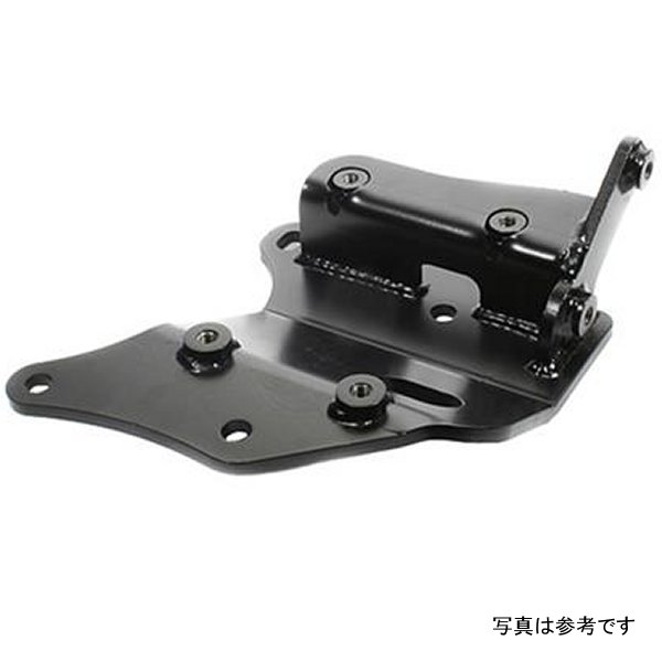 Innovative 88年-91年 シビック /CRX B-Series ブラック Steel Conversion AC ブラケット (D-Series Sanden コンプレッサー)