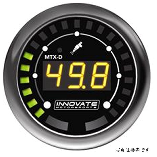 Innovate MTX-D フューエル Pressure ゲージ 0-145psi