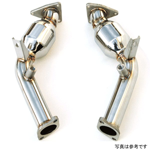 Invidia 09+ ニッサン 370Z / Infiniti G37 60mm High Flow Cat w/ ブラケット