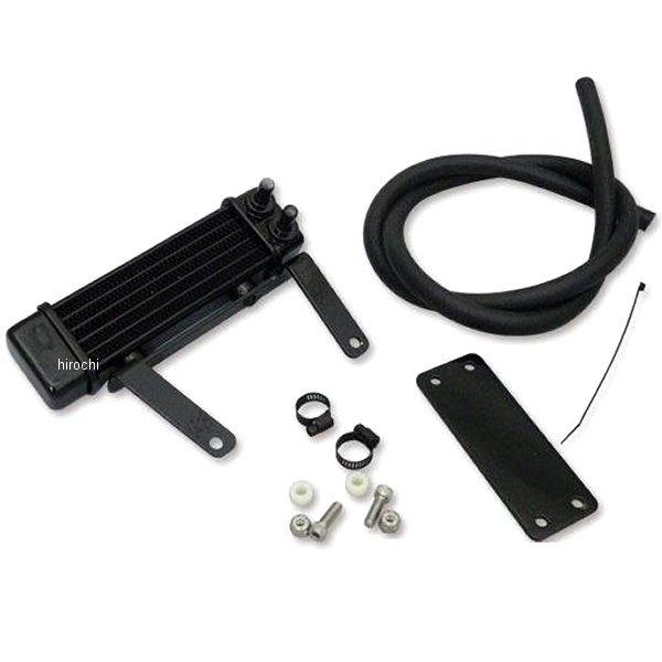 J1290 ガッツクローム Jagg ソフテイルローマウントオイルクーラーキット 黒