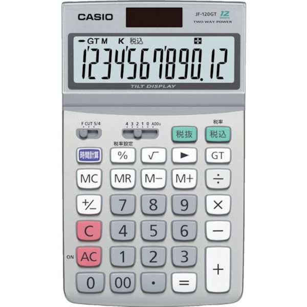JF120GTN 198-7871 カシオ計算機(株) カシオ ジャストタイプ電卓
