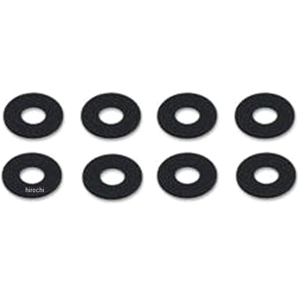 JGI-6114-F ガッツクローム ロッカーカバーボルトワッシャー ファイバー エボ/XL 8枚入り