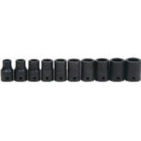 JHWMS1410HRC 758-0282 インパクト用ソケットセット 1/2 ディープ 6角 10個