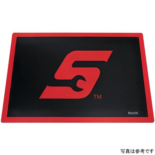 JKAFM3654PKS スナップオン Snap-on マット フロア クッション ブラック ピンク "S" ロゴ 36" x 54"