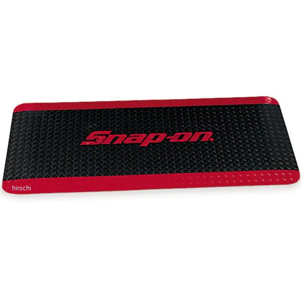 JKAFM3684BR スナップオン Snap-on クッションタイプ フロアマット 36インチ x 84インチ ブラック と レッドボーダー/レッドロゴ