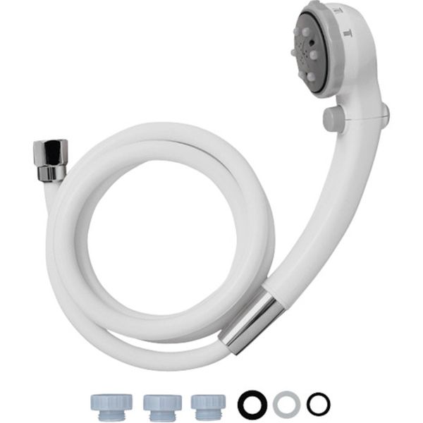 JS456GY 391-6725 (株)タカギ タカギ シャワーホースセット マッサージシャワピタホースセット