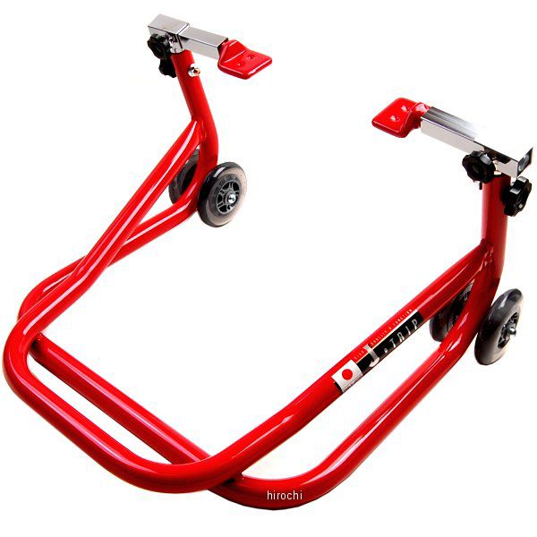 JT-126LRD Jトリップ J-TRIP メンテナンススタンド赤ショートローラースタンド受けタイプ:L受け付属
