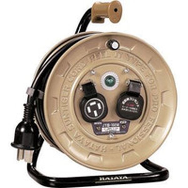 JT3102M 327-4667 (株)ハタヤリミテッド ハタヤ コードリール 三相200Vアース付 20A 10m