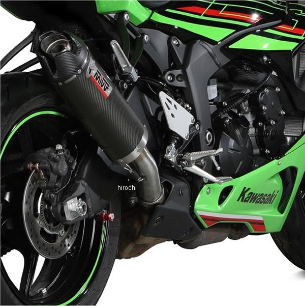 K.050.L3K ミヴ Mivv スリップオンマフラー AK-1 21年-24年 Ninja ZX-6R カーボン