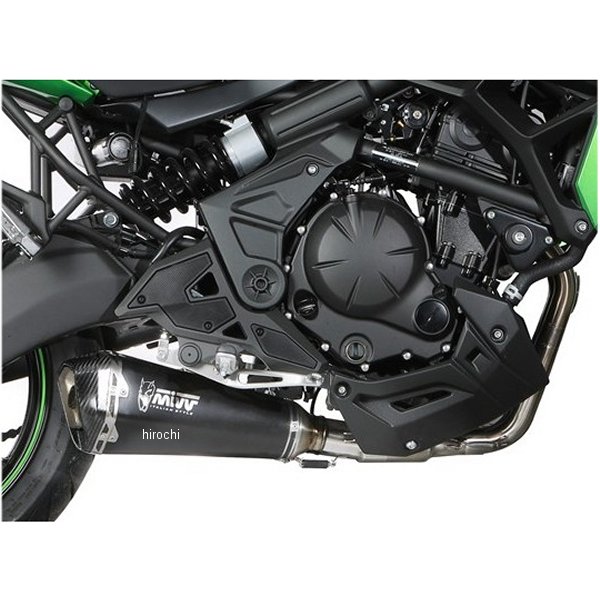 ミヴ Mivv フルエキゾーストマフラー Delta Race 触媒なし 24年-25年 Versys650/ヴェルシス650 ステンブラック