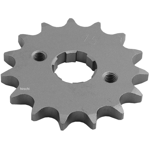 K22-2536 Parts Unlimited フロント スプロケット 15T/428 73年-92年 MR175K、MT125K、CR125、ST90K スチール