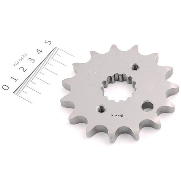 K22-2772 Parts Unlimited フロント スプロケット 15T/530 83年-05年 VN800、ZZR600、GSF1200、GSX-R1000 スチール