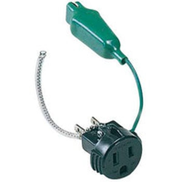 K2PEB 221-3109 (株)ハタヤリミテッド ハタヤ 接地アダプター K-2PE(B)