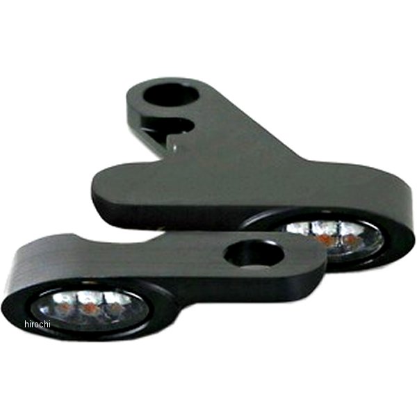 K599557 部品屋K&W ウインカー LED フロント 18年-21年 M8 ソフテイル 黒