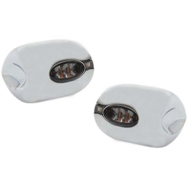 K599562 部品屋K&W ウインカー LED フロント 15年-21年 FLTR クロームメッキ
