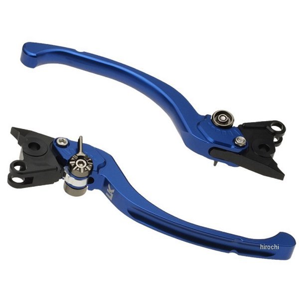 KA004-005-0804 ユーカナヤ U-KANAYA ビレットレバーセット ツーリングタイプ 06年-08年 ER-6f、ER-6n、NINJA650R 青
