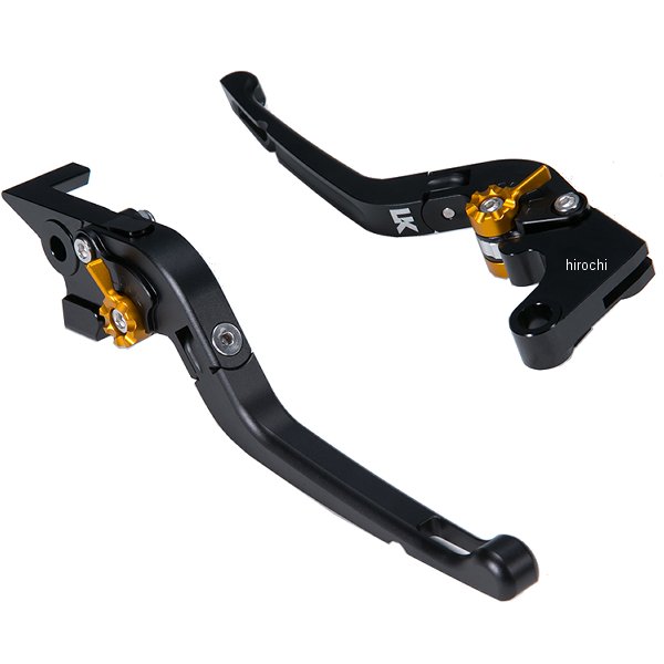 KA014-005-0711 ユーカナヤ U-KANAYA ビレットレバーセット 可倒式Rタイプ 11年以降 W800 マットブラック