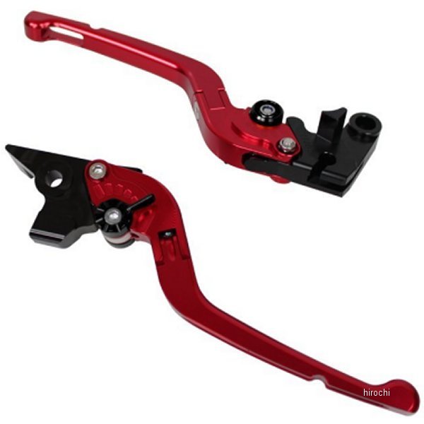 KA035-005-0705 ユーカナヤ U-KANAYA ビレットレバーセット 可倒式Rタイプ ZZR600、ZZR400 赤
