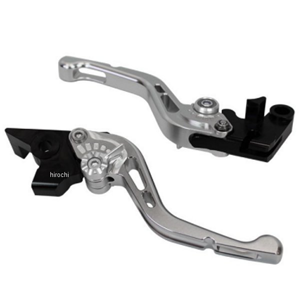 KA042-005-0603 ユーカナヤ U-KANAYA ビレットレバーセット GPタイプ ショート ゼファー750、ゼファー750RS シルバー
