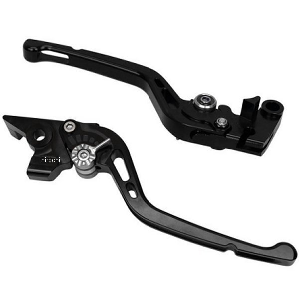 KA044-011-0501 ユーカナヤ U-KANAYA ビレットレバーセット GPタイプ ロング NINJA250、NINJA250R、NINJA250SL 黒
