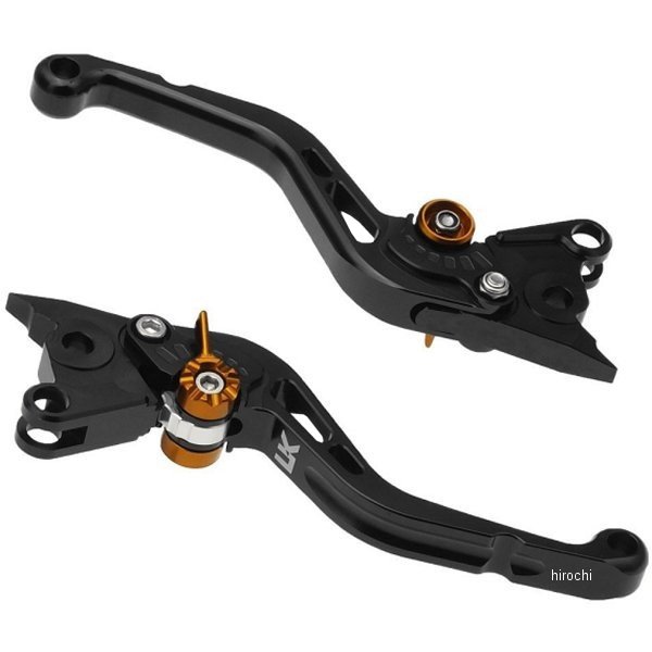 KA046-005-0102 ユーカナヤ U-KANAYA ビレットレバーセット スタンダードタイプ ロング 06年-08年 ニンジャ650R ゴールド