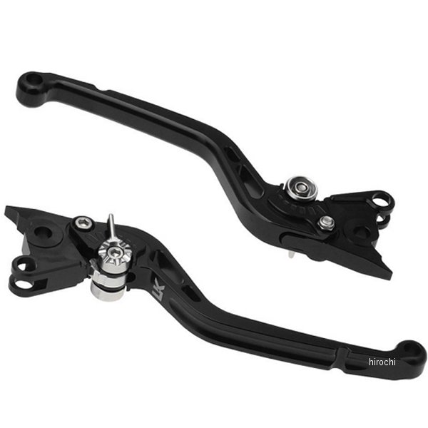 KA052-005-0101 ユーカナヤ U-KANAYA ビレットレバーセット スタンダードタイプ ロング エストレアFI、エストレアRS 黒