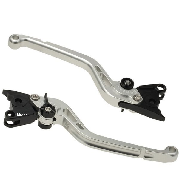 KA052-005-0103 ユーカナヤ U-KANAYA ビレットレバーセット スタンダードタイプ ロング エストレアFI、エストレアRS シルバー