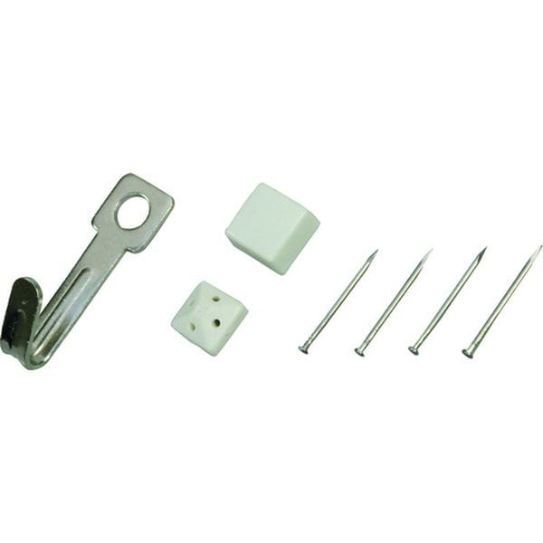 KBFT110 112-1669 (株)光 光 石膏ボード用フック ニッケルメッキお徳用(12個入)×：個 〇：PK