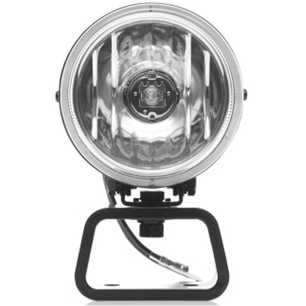 KC HiLiTES Rally 400 4in. Round Halogen ライト 55w Spread Beam (2個 Pack System) - ブラック