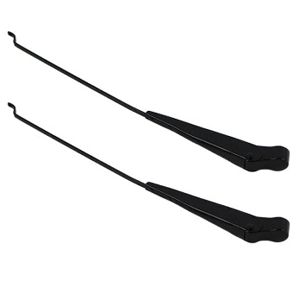 Kentrol 68年-86年 ジープ ウインドシールド Wiper Arms 2個 CJ - Powdercoat ブラック