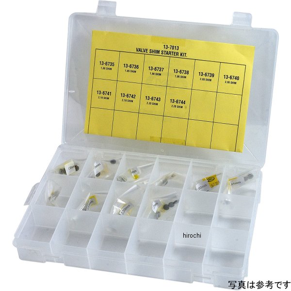 KL13-7007 13-7007 K&Lサプライ K&L SUPPLY バルブ シムキット カワサキ、ヤマハ